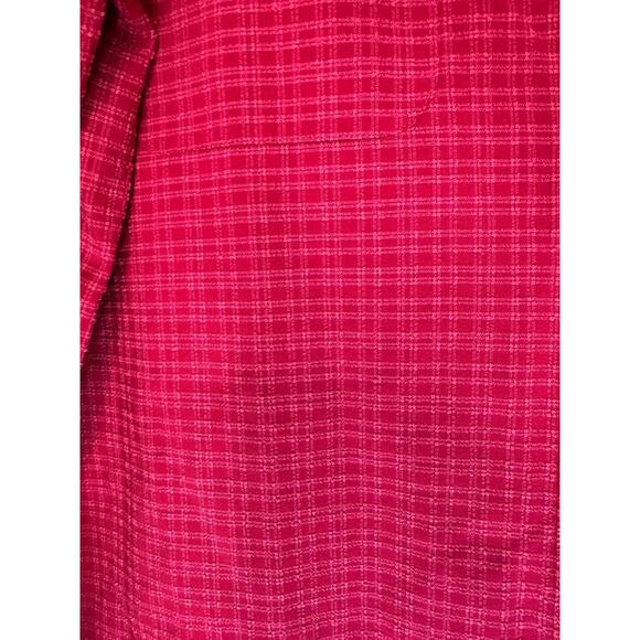 L.L.Bean Outdoors Women's Red‎ Rugged Long Sleeve Button Up Shirt Size Large - Picture 5 of 13